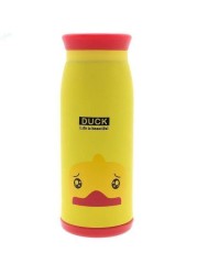 RAG&amp;SAK - Stainless Steel Cute Cartoon Animal Duck Thermos Travel Mug Vacuum Cup Bottle Insulated Tumbler 500ml