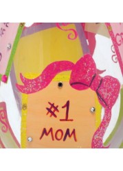 Enesco Designs by Lolita GLS11-5590M Wine Glass, #1 Mom, 15 oz