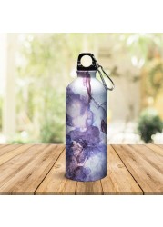 Purple smoke marble Sipper Bottle