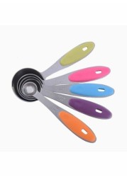 Generic Pack Of 5 Measuring Spoon Set Multicolour 1.25/2.5/5/7.5/15ml