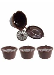 Generic Set Of 3 Reusable Cup Filter Pod Brown 3.5x5.3cm