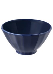 Strimmig - Bowl, Earthenware Blue, 11 Cm