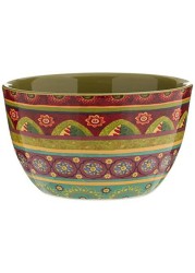 Certified International 22453SET/4 Tunisian Sunset Ice Cream Bowls (Set of 4), 5.25, Multicolor