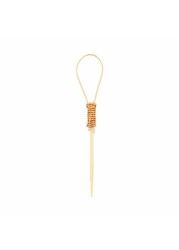 Hoop Bamboo Skewer - Munchkin 2.5-inch Natural Bamboo Color Skewers: Perfect for Serving Appetizers and Cocktail Garnishes - 1000-CT - Biodegradable and Eco-Friendly - Restaurantware