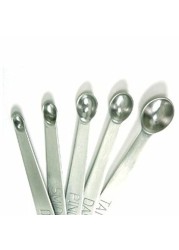 Norpro 3080 Mini Stainless Steel Measuring Spoons, Set includes ( tad, dash, pinch, smidgen and a drop )