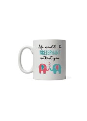 Giftmate Irrelephant Printed Ceramic Tea and Coffee Mug 320ml