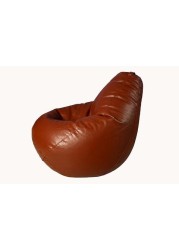 Comfy - PVC Leather Bean Bag Tan Brown