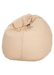 Comfy - PVC Leather Bean Bag Beige