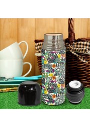 Sharon Turner: butterfly pop garden Thermos Flask