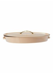 Ayda Serving Tray With 7 Serving Plates Beige 41Centimeter