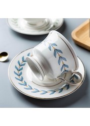 Blue arrow Tea/coffee cup set