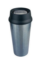 Thermal Cup Stainless Steel, Vacuum Insulated Travel Tumbler, Durable Insulated Coffee Mug, Thermal Cup with Double Partition SEALING Ring - 360ml (GREY)