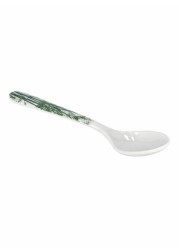 Royalford Bamboo Tree Printed Melamine Spoon White/Green 18Cm