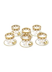 San Marco 6pcs Tea Cup &amp; 6pcs Saucer- Made In Italy