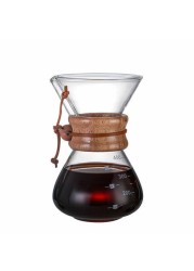 Lihan - Viden Pour-Over Coffee Maker Manual Coffee Dripper Glass Coffee Pot Coffee Sever (400Ml)