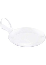 Restaurantware Fish Shaped Tasting Plate, Fish Appetizer Plate, Dessert Plate - Clear - Plastic - Disposable - 100Ct Box