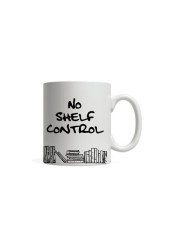 Giftmate Shelf Control Printed Ceramic Tea and Coffee Mug 320ml