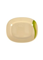 Royalford Melamine 14&quot; Super Rays Oval Plate Green