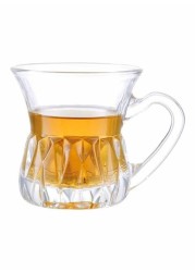 Dessini 6-Piece Regina Glass Mug Set Clear 12centimeter