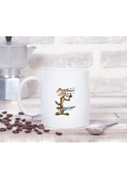 Loud Universe - 11oz Ceramic Coffee Mug Coyote Cartoon Network Coyote and Road Runner Novelty Coffee Mug Gift