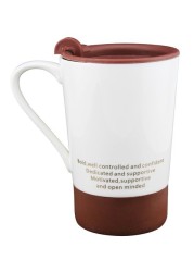 SHALLOW ZODIAC SIGN SCORPIO EVERYDAY MUG WITH LID PZD-SCO-JZ131N