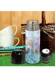 Colorful marble Thermos Flask