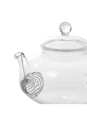 Fissman Tea Pot 600 ml With Steel Infuser (Heat Resistant Glass)