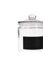 Fissman Food Storage Jar, Spices, Oats, Sugar Jar 800 ml (Glass)