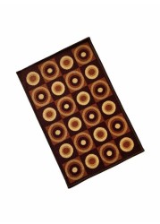 Generic Classic Printed Anti Skid Door Mat Brown 70 x 45cm