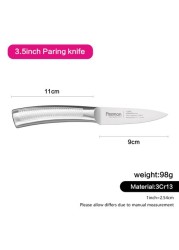 35 inch Vermion Hollow Handle Paring Knife Silver 25x8x28cm