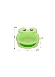 1PC. Frog Snack Bowl, Double Dish Nut Bowl with Cell phone Holder Slot, Serving for Pistachio, Sunflower Seeds &Peanuts, Green.