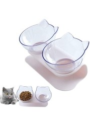 Mumoo Bear Double Cat Bowl with Raised Stand