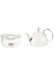 Teaology Fiore Borosilicate Blooming Teapot and Glass Set