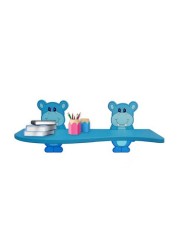 Cameltough - Kid Shelf With 2 Animal Brackets-Blue Color - HTC-CT243