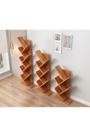 LINGWEI Tree Shaped Desktop Book Shelf Shoes Rack Multi-grid Storage Cabinet Abrasion Display Shelf Durable Bookcase Shelf Storage Organizer