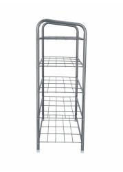 Royalford 5-Tier Shoes Rack Silver 76X29X5.7Cm