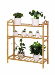 4-Tier Shoe Rack Organizer Natural Bamboo