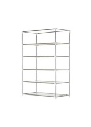 Generic 5-Tier Shoe Rack Coffee 55X7X22Centimeter