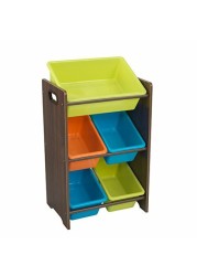 KidKraft Storage Bin, Espresso