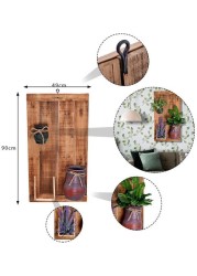 Yatai - Rustic Hanging Shelves Wall Decor Swing Shelf