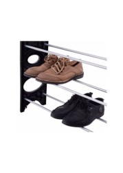 Generic Shoes Storage Rack Black/Silver One Size