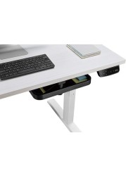 Space Saving Under Desk Drawer, Storage Tray &amp; Organizer, Standing Desk Accessories By Navodesk (Black)