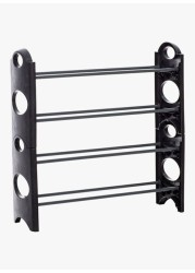 Generic Shoe Organizer Rack Black/Silver 60x30x75centimeter