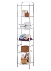 Zenments, 6 Tier Wire Shelf, Chrome, 32.5W x28D x157.5H cm, HTC-ZEN-260