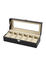 Generic 6-Grid Watch Display Storage Box