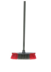 Delcasa Broom With Handle Grey/Black/Red