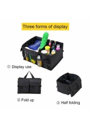 2 Pack Drive Auto Products Car Trunk Storage Organizer - Collapsible Multi-Compartment 52*39*26