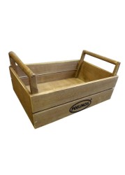 Feelings Wooden Storage Crate with Handle Box Large