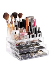 Generic - 4-Drawer Cosmetic Organizer Clear