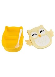 Generic - Owl Lunch Box Food Container Storage Box Portable Bento Box Yellow